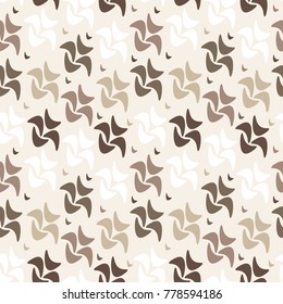 Seamless background from bright abstract drawing figures. Repeating colorful texture - vector illustration.