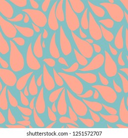Seamless background bright drops. Drop pattern. Abstract background. Cute ornament for print.