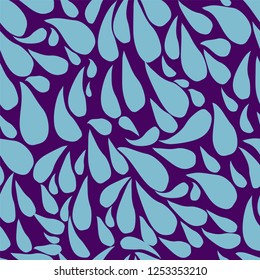 Seamless background bright drops. Drop pattern. Abstract background. Cute ornament for print.