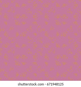 Seamless background bright flat stylized swans, a group of graceful swan birds. Texture for your creativity. Gentle romantic graphical birds regular pattern, outlined silhouettes, modern stylish print