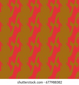 Seamless background bright flat stylized swans, a group of graceful swan birds. Texture for your creativity. Gentle romantic graphical birds regular pattern, outlined silhouettes, modern stylish print