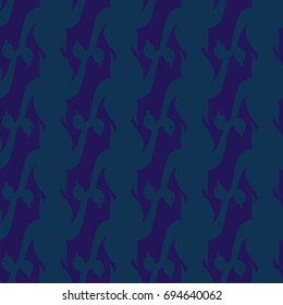 Seamless background bright flat stylized swans, a group of graceful swan birds. Texture for your creativity. Gentle romantic graphical birds regular pattern, outlined silhouettes, modern stylish print