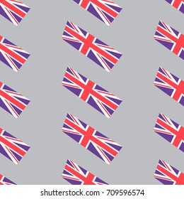 Seamless background with british flags