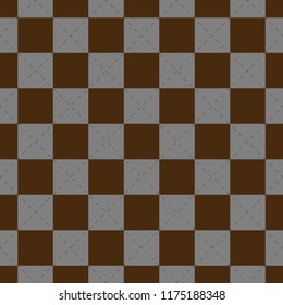 Seamless Background of brown square dot in pattern