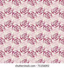 Seamless background with buds of roses