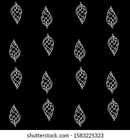Seamless background with bumps. bumps on a black background.