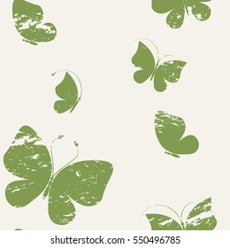 Seamless background with butterflies for your spring or summer design.