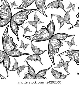 Seamless background with butterfly (from my "Seamless pattern collection")