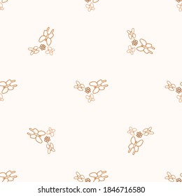 Seamless background butterfly gender neutral pattern. Whimsical minimal earthy 2 tone color. kids nursery wallpaper or boho cartoon insect fashion all over print. 