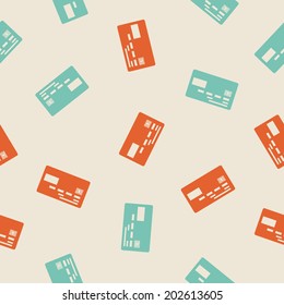 seamless background: card