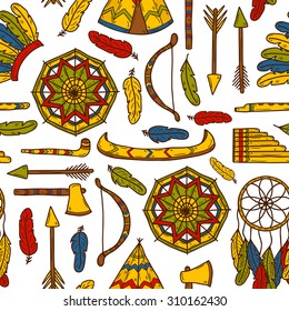 Seamless background with cartoon hand drawn objects on nuts theme: hazelnut, pumpkin and sunflower seeds, peanut, pecan, pistachio, cashew, walnut, acorn, almond, coconut, cocoa. Raw healthy food