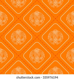 Seamless background with Celtic art and ethnic ornaments for your design
