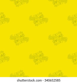 Seamless background with Celtic art and ethnic ornaments for your design