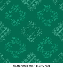 Seamless background with Celtic geometric ornament for your design