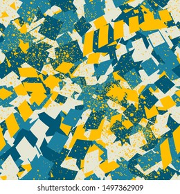 Seamless background with chaotic colorful pattern.