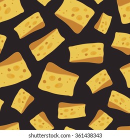 Seamless background with cheese