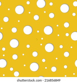 Seamless background of cheese. EPS10 vector illustration