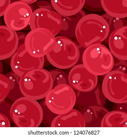 Seamless background with cherries. Vector illustration.