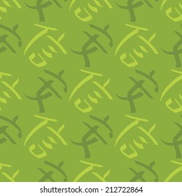 seamless background with chinese hieroglyphs