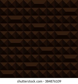 Seamless background chocolate pattern. Vector bar of chocolate