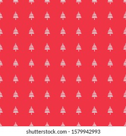 Seamless background with christmas trees. Abstract geometric wallpaper. Print for design