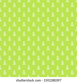 Seamless background with christmas trees. Abstract geometric wallpaper