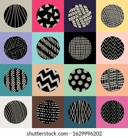 seamless background with circle, vector design