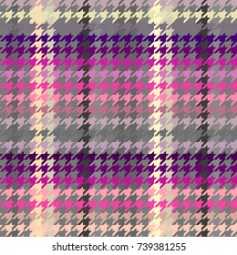 Seamless background. Classic Hounds-tooth pattern in abstract style.