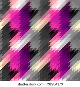 Seamless background. Classic Hounds-tooth pattern in abstract style.