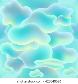 seamless background with clouds. vector illustration