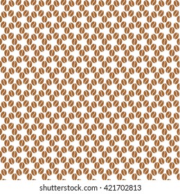 Seamless background with coffee seed