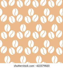 Seamless background with coffee seed