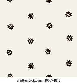 seamless background: cogwheel
