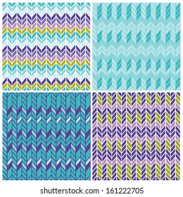 Seamless Background Collection - for design and scrapbook - in vector