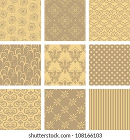 Seamless background Collection, vector Illustration