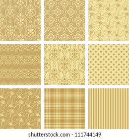 Seamless background Collection, vector Illustration