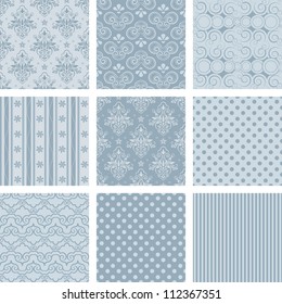 Seamless background Collection, vector Illustration