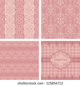 Seamless background Collection, vector Illustration