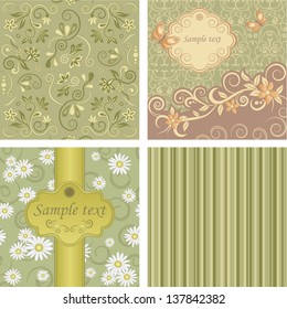 Seamless background Collection, vector Illustration