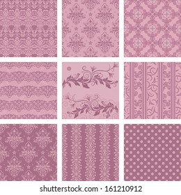 Seamless background Collection, vector Illustration