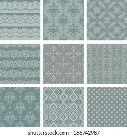 Seamless background Collection, vector Illustration