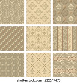 Seamless background Collection, vector Illustration