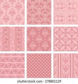 Seamless background Collection, vector Illustration