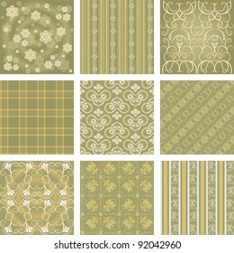 Seamless background Collection, vector Illustration