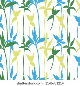 Seamless background of color of a grass on a white background