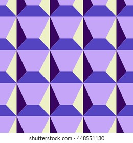 Seamless background with colored geometric shapes