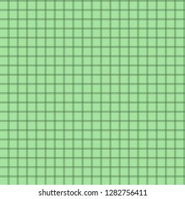 Seamless background of colored grid green mosaic