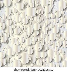 Seamless background of colorful bubbles. 3d effect balls bright colorful seamless background.
