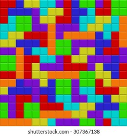 Seamless background. Colorful mosaic