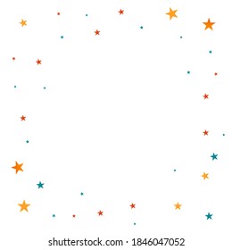 seamless background with colorful stars on white, stock vector